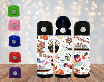 Castaway Cay kids tumbler, cruise tumbler, Disney cruise tumbler, disney cruise cup, vacation tumbler, magical tumblers, kids tumblers