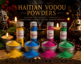 Haitian Vodou Ritual Powders | Handcrafted Working Powders