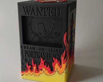 Portgas D. Ace - Deck Box - Etsy