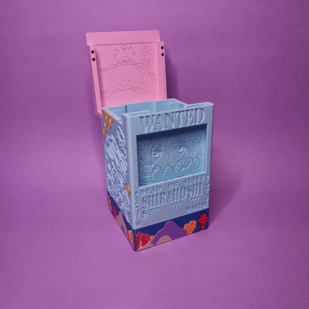 Shirahosi Deckbox - OPTCG Box - Stores Cards - Etsy