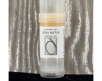 Süße Grass Körperbutter, 60 ml Push-up-Röhre, Sacred Feather Traders