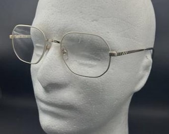 Monture de lunettes de soleil vintage argentée chromée P.E.P. Italiens des années 70 et 80 pour hommes