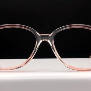 Vintage Orange Translucent 70&#39;s 80&#39;s Men&#39;s Women&#39;s Plastic Glasses Frame