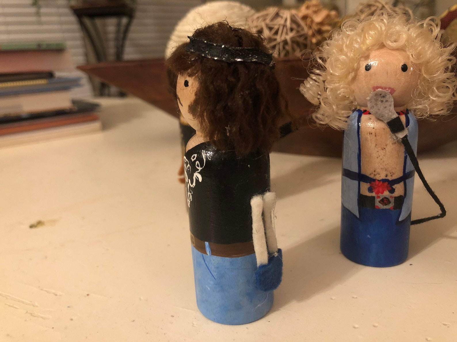 Led Zeppelin Peg Doll Set Etsy