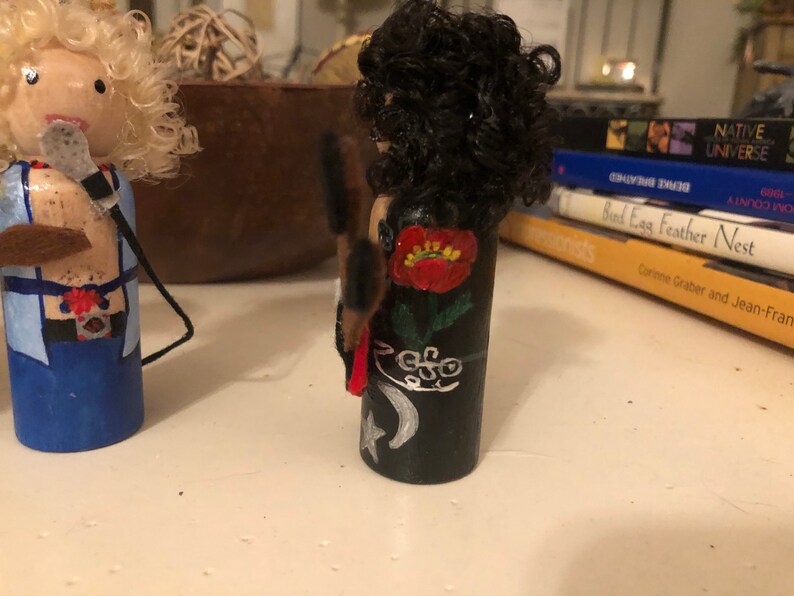 Led Zeppelin Peg Doll Set Etsy