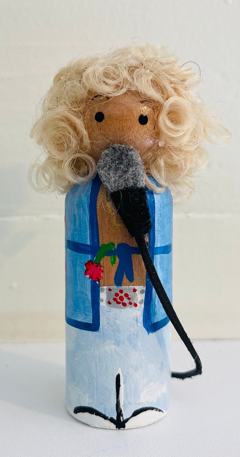 Led Zeppelin Peg Doll Set Etsy