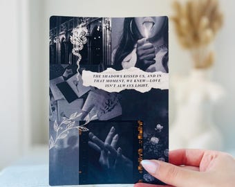 Encarte Kindle de Romance Sombrio | Kindle Tons de Cinza | Kindle de Apoio Emocional Smut Romantasy | Download Digital de Presente para Amantes de Livros Apimentado