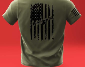 C-130J Amerikanische Flagge Shirt (7 Farb Optionen)