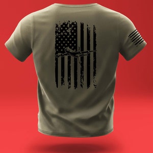 KC-135 American Flag Shirt (7 Color Options)