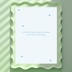 Moonlit Nights | Digital Poster | Aesthetic Minimalist Wall Art Print | Book Poster | Instant Download