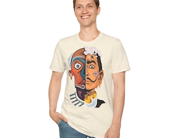 Unisex Softstyle T-Shirt, Printed T-Shirt, Unique T-Shirt, Custom T-Shirt, Artistic T-Shirt, Graphic Tee, Stylish T-Shirt, Trendy T-Shirt