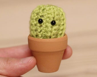 Amigurumi Heart Crochet Cactus Pattern: Plant Lover Gift (PDF)