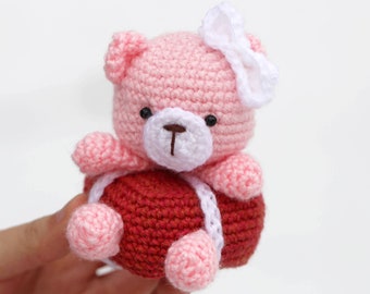 Crochet Present Bear Amigurumi Pattern (PDF)