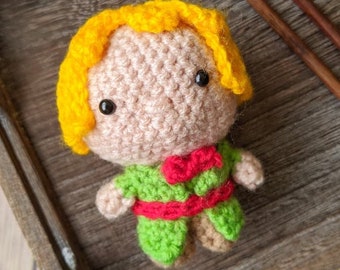 Amigurumi Crochet Pattern (PDF in English): The Little Prince, Mini Boy Doll