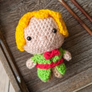 Amigurumi Crochet Pattern (PDF in English): The Little Prince, Mini Boy Doll