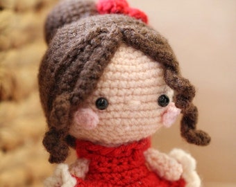 Amigurumi Crochet Doll Pattern: Carmen, Spanish Girl (PDF)