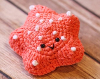 Amigurumi Crochet Pattern (PDF in English): Starfish, Ocean Animal, Arthropod, Sea Animal