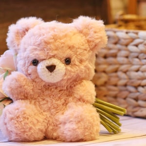 Wzór na szydełko Amigurumi (PDF w języku angielskim): Puszysty Miś Szydełkowy, Miś Szydełkowy ze Sztucznego Futra, Puszysty Miś Amigurumi, Amigurumi ze Sztucznego Futra, Fluffle