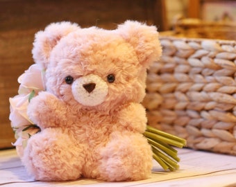 Fluffy Crochet Bear Amigurumi Pattern: Faux Fur Teddy (PDF)