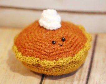 Amigurumi Crochet Pattern (PDF in English): Pumpkin Pie