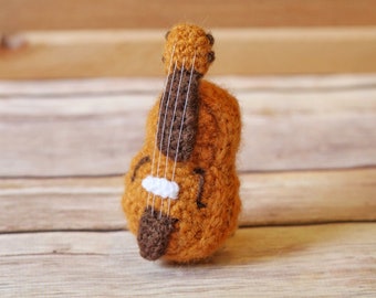 Crochet Cello Amigurumi Pattern: Miniature String Instrument (PDF)