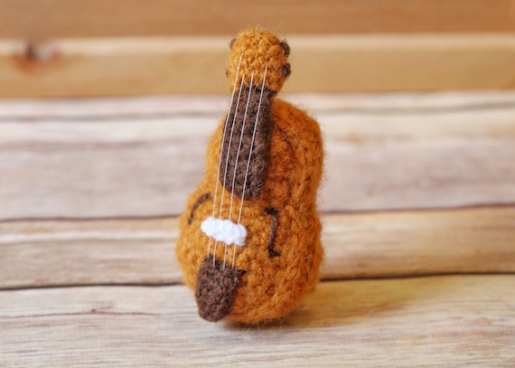 Crochet Cello Amigurumi Pattern: Miniature String Instrument (PDF)