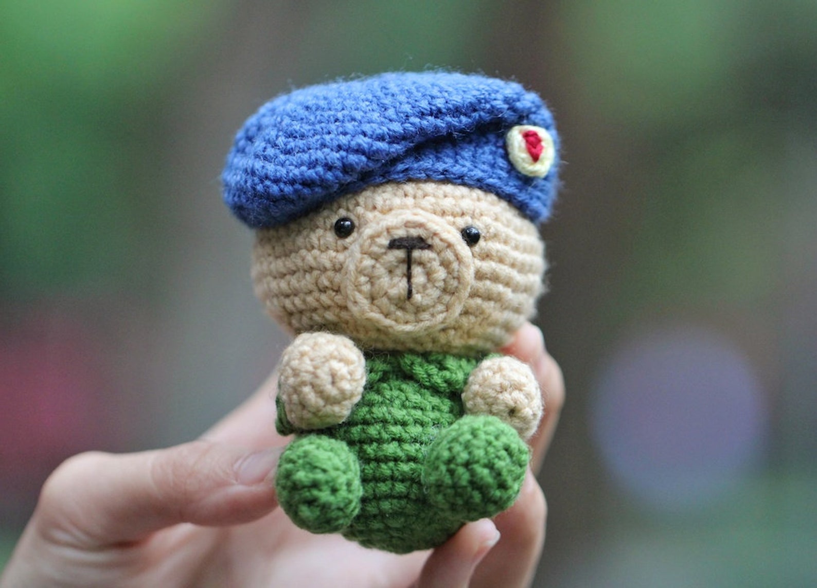 Crochet Soldier Bear Amigurumi Pattern (PDF in English) - Etsy UK