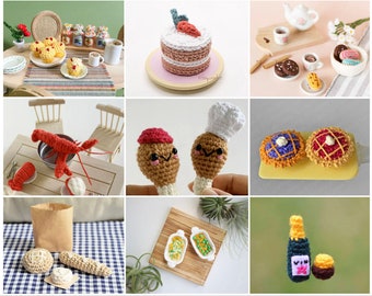 FRIENDSGIVING - Lobster Dinner PDF Pattern Bundle