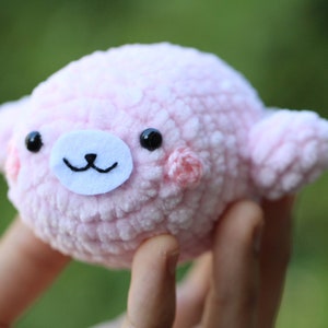 Amigurumi Crochet Pattern (PDF in English): Plush Seal Crochet Pattern, Chenille Seal Amigurumi Pattern, Sea Animal Pattern