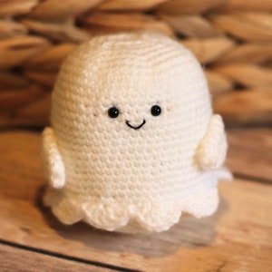 Amigurumi Crochet Pattern (PDF in English): Boop the Ghost, Crochet Ghost, Amigurumi Ghost, Halloween Ghost, Crochet Halloween
