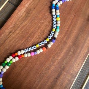 Feel All the Feels Beaded Teacher Lanyard, Disney Inspired