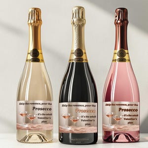 Étiquette de vin sarcastique de la Saint-Valentin, étiquette de bouteille de vin drôle imprimable, téléchargement immédiat pour la Saint-Valentin, cadeau de Saint-Valentin, 3 modèles