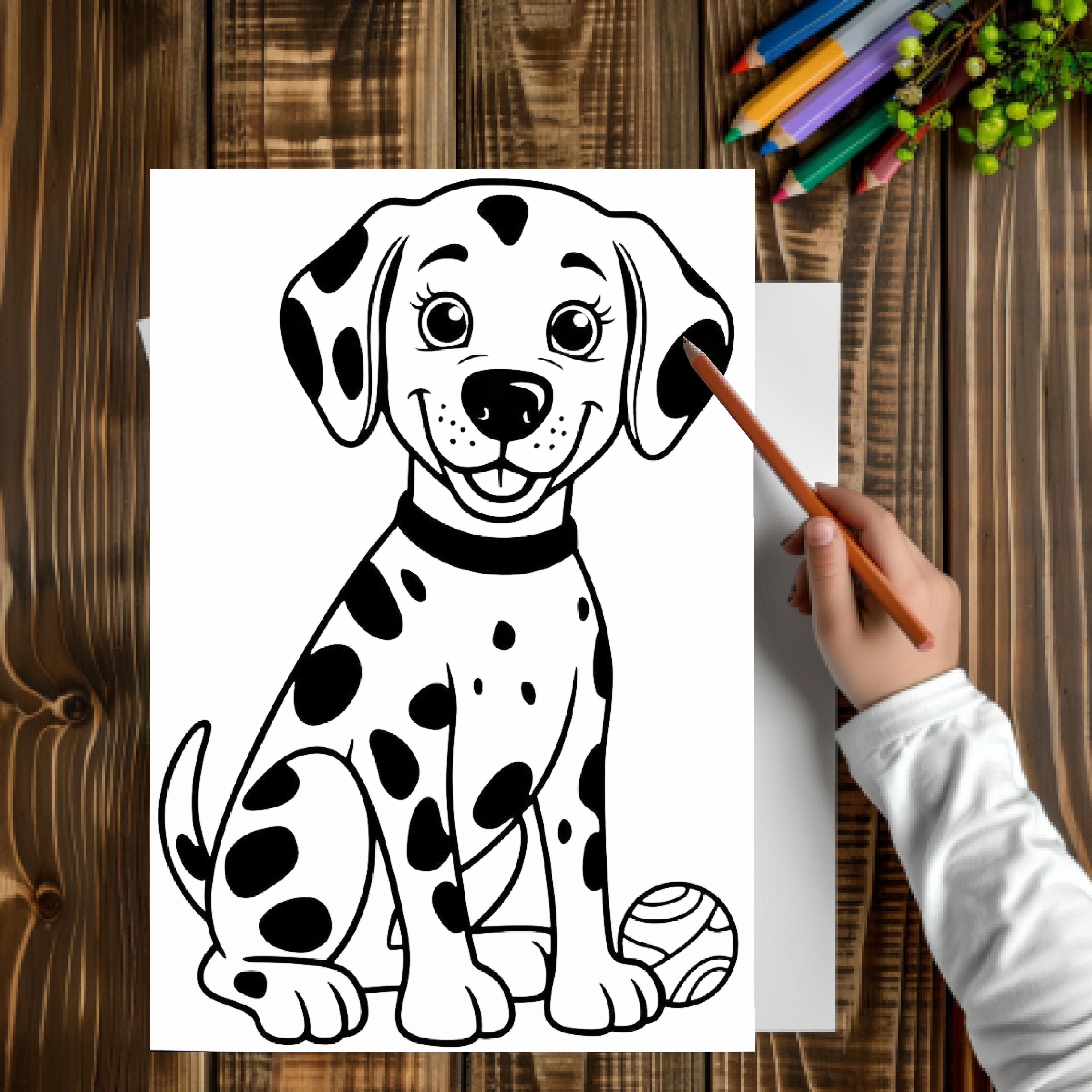 Printable Dogs Coloring Book, Dogs Coloring Book for Kids, Dogs ...