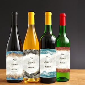 Étiquette de vin divorce, Cadeau divorce, Étiquette Fuck him, Étiquette PDG et PDF, Étiquette de vin imprimable, Étiquette de vin sarcastique, Fête de divorce