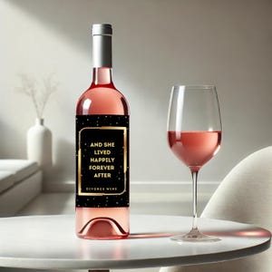 Etiquette de vin divorce, Etiquette PDF, Etiquette de vin imprimable, Etiquette de vin sarcastique, Personne ne l'a léché de toute façon, Cadeau de divorce, Fête de divorce