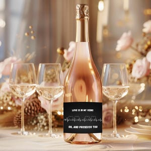 Étiquette de vin sarcastique de la Saint-Valentin, étiquette de bouteille de vin drôle imprimable, téléchargement immédiat pour la Saint-Valentin, cadeau de Saint-Valentin, 4 modèles