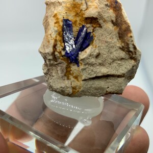 Azurite from Kerrouchen province of Khenifra Morocco dimension (4x3.5cm)