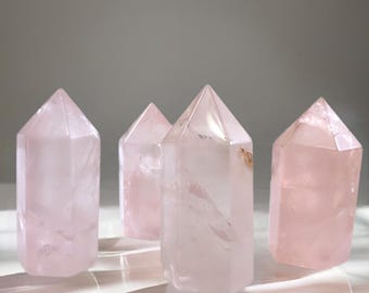 Small Rose Quartz Tower | Rose Quartz Point