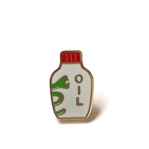 Snake Oil Enamel Pin Badge / Fun Enamel Pin / Snake Brooch /  Humorous Pin Badge /  Cure All Elixir / RockCakes Illustrated Jewellery