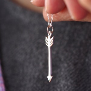 Arrow Necklace in Sterling Silver