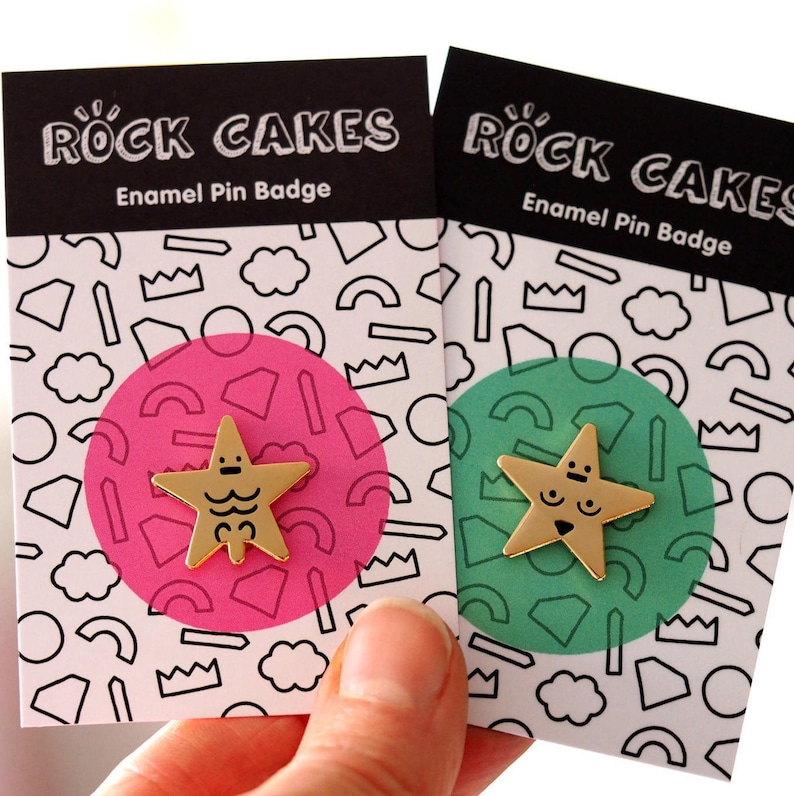 Porn Stars / Enamel Pin Badges / Humorous Gift / Lovers Gift / Wedding Gift / Hen Party Gifts / RockCakes image 1