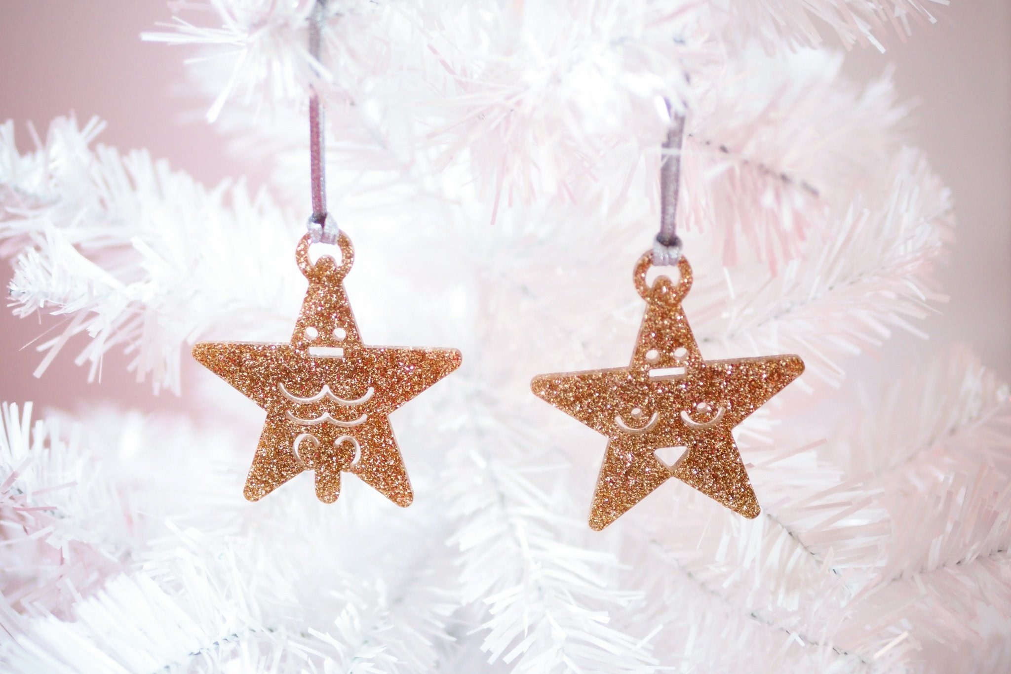 Porn Star Christmas Tree Decorations, Laser Cut in Glitter Acrylic, M…