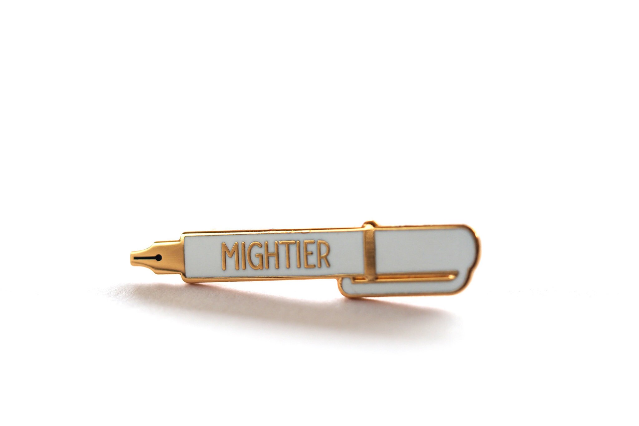 Mightier Pen, Pin, Pins, Graduation Gift, Writer Gift, Gift for Dad, …