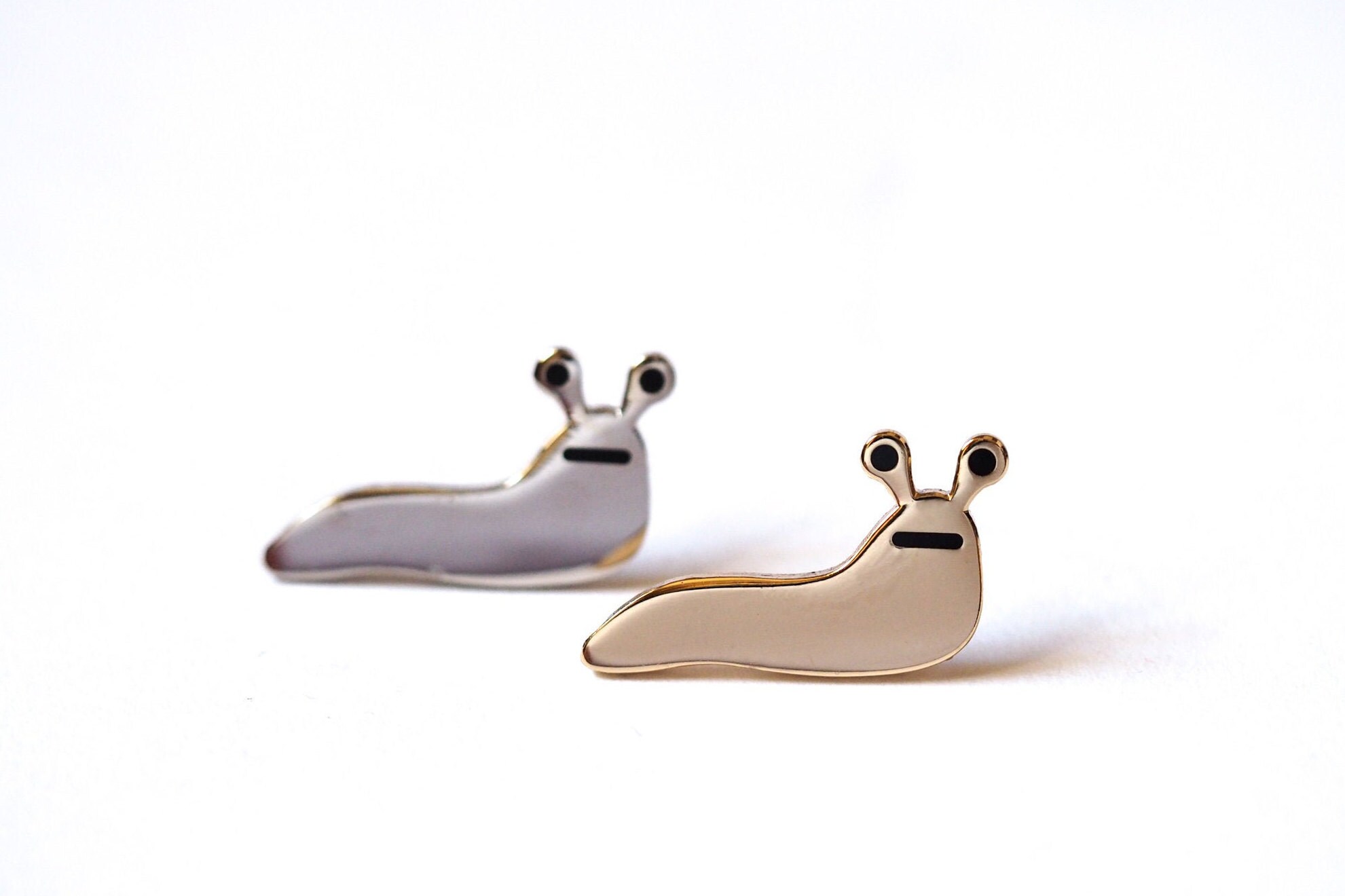 Slug Enamel Pin Badge