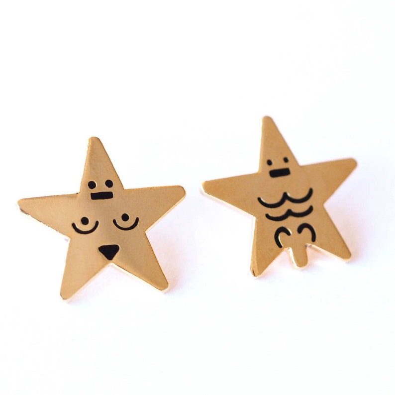 Porn Stars / Enamel Pin Badges / Humorous Gift / Lovers Gift / Wedding Gift / Hen Party Gifts / RockCakes image 2