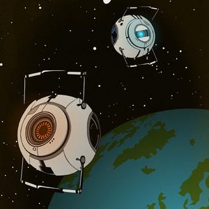 風景空間 - Portal 2 にインスパイアされたプリント