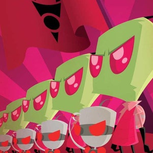 Junte-se à Armada! - Impressão artística 12x18 inspirada no Invasor Zim