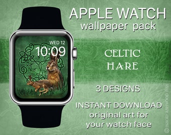 Celtic Hare Rabbit Bunny / Apple Watch Face Fondo de pantalla