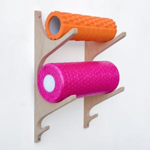 yoga mat hook, 5.5 in, wall holders, yoga mat holder, wall mount yoga mat rack, pilates mat holders, yoga mat storage, fitness room, plywood