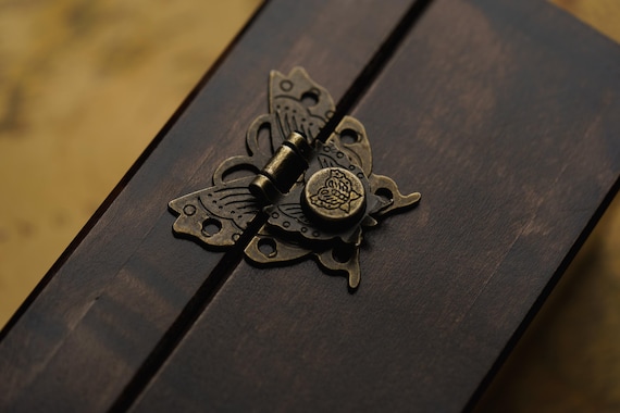 Fibbia Per Valigia Vintage In Metallo Anticato - Bronzo, Dimensioni 73x41mm - Foto 2